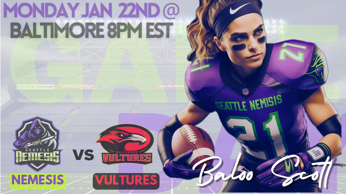 🚨🚨🚨GAMEDAY ALERT🚨🚨🚨 

<a href="/simulationfl/">Simulation Football League</a> starts tonight with the “This Week in the SFL Show” a hour before our kickoff with the <a href="/SFL_Vultures/">baltimore vultures</a>. 

Our first Monday night game. 💪

#SeattleVsEveryone 
<a href="/UnderArmour/">Under Armour</a> 
<a href="/JerkyPro/">JerkyPro</a> 
<a href="/SeattleONTap/">Seattle ON Tap</a>