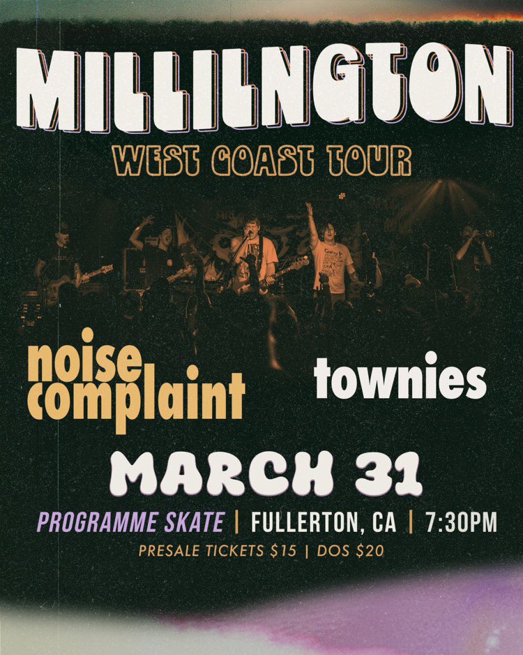 Last night was so much fun, thank you to everyone who came out! We’ll be back at <a href="/programmehq/">Programme</a> for our next show on March 31st supporting <a href="/Millingtweets/">Millington</a> who will be on tour from NY along with Townies. Ticket link is in our bio, see ya then!
📸: <a href="/porkbellyphoto/">kellysandberg.jpg</a>