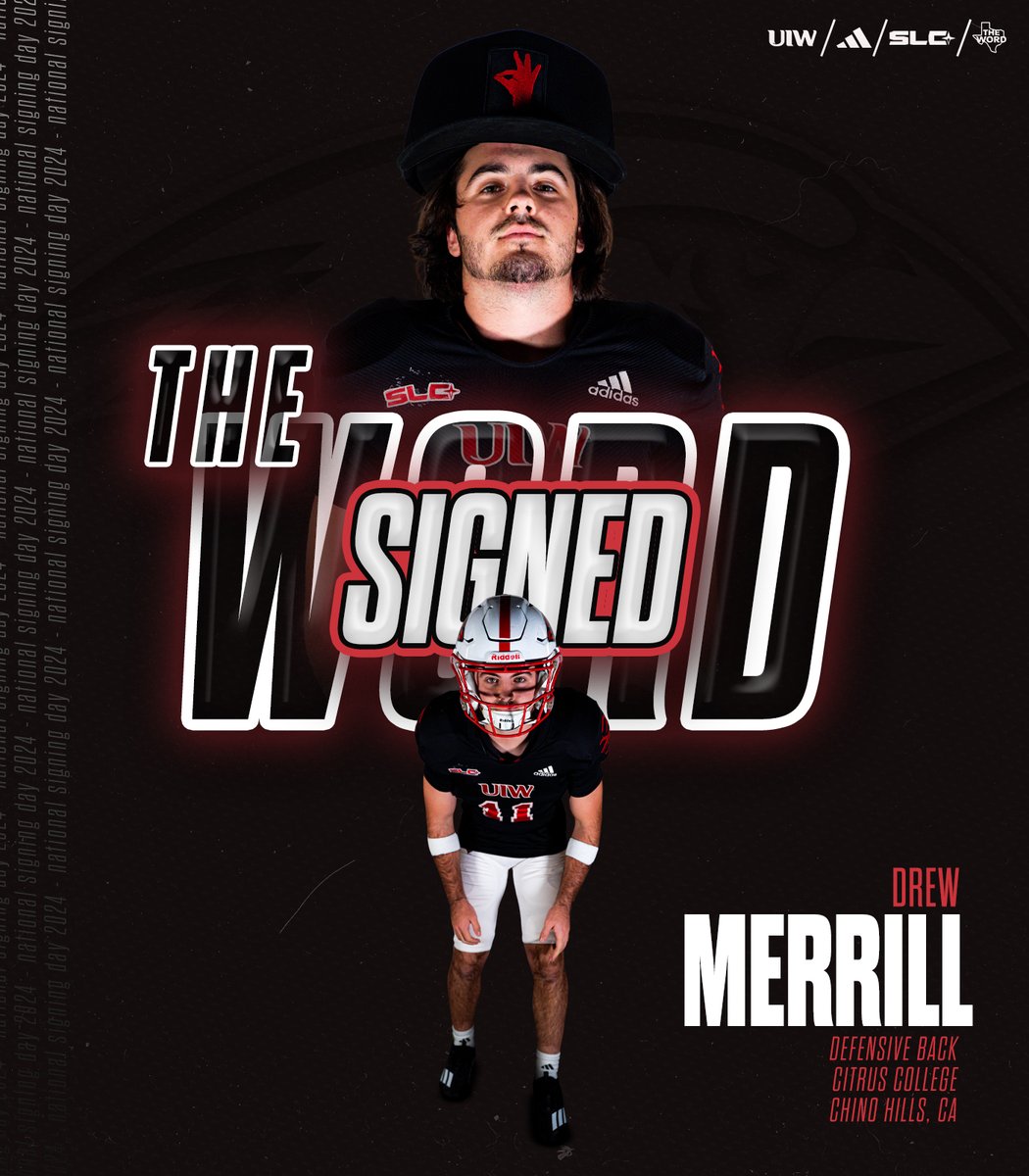 Signed! ✍️ Welcome to the 2⃣1⃣0⃣! @DrewMerrill8 #TheWord #EOTF