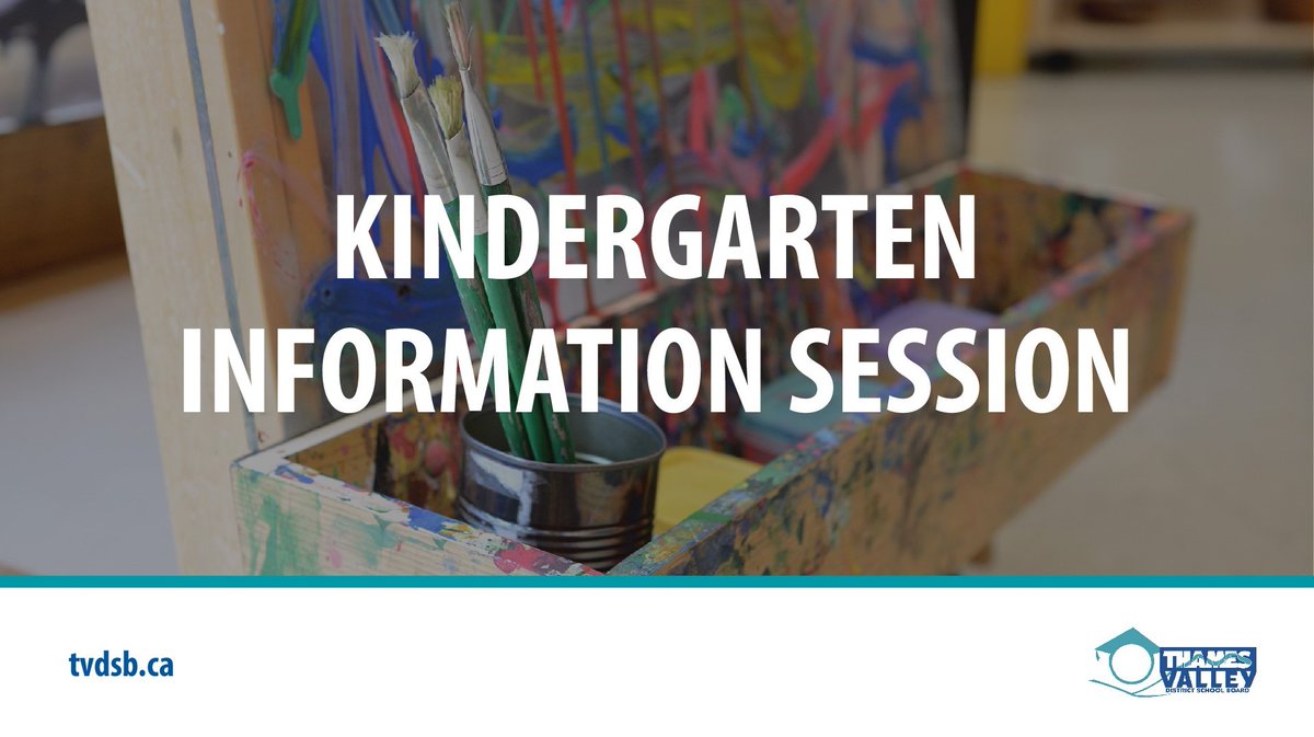 TVDSB's tweet photo. Parents/caregivers with students entering Kindergarten are invited to attend an online information session on January 29, 2024. Learn typical ways that children spend their day, tour a Kindergarten learning space &amp; have your questions answered!  Register: https://t.co/eLkiBQIyO7. https://t.co/HhRkJ4Clh3