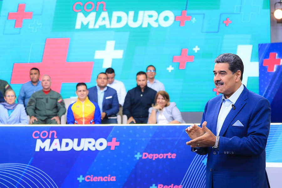 ¡Atención Venezuela! 📢🇻🇪
Sintoniza la primera edición del año de "Con Maduro +", donde el Pdte. <a href="/NicolasMaduro/">Nicolás Maduro</a> abordará temas de interés nacional junto al pueblo que demuestra su capacidad e inventiva para salir adelante.

¡Únete a ésta gran transmisión!
#HaciaEl2030ConLas7T