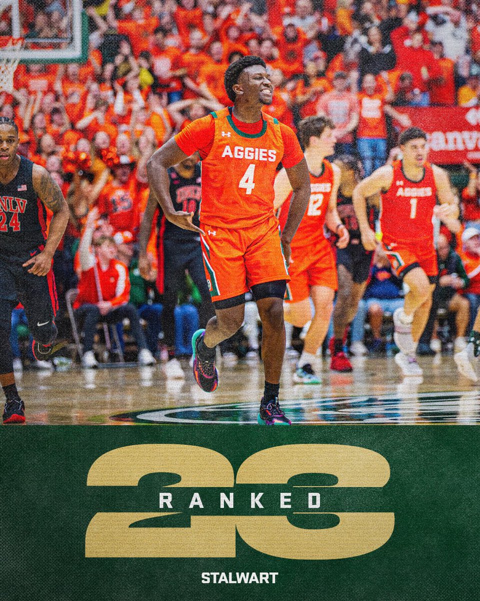 CSUMBasketball's tweet photo. 𝗪𝗲'𝗿𝗲 𝗕𝗮𝗰𝗸

AP - 24
Coaches - 23

#Stalwar x #TeamTogether https://t.co/ZX1mhUfmc6