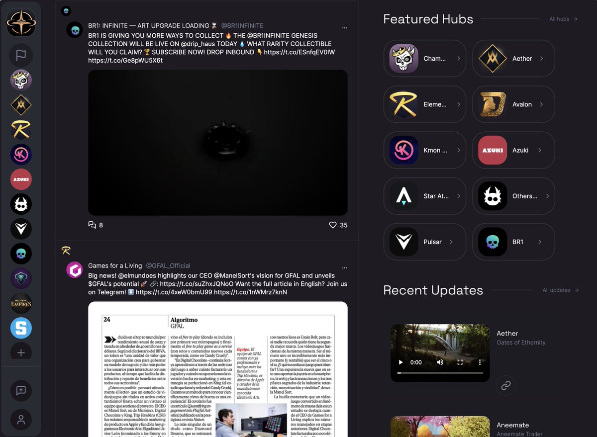 ThrustHubs's tweet photo. 🚀 Exciting News from Thrust Nation 📢 

You say, we listen! Your homepage timeline now features all updates from the hubs you're part of! Stay connected and informed with ease. #ThrustNation #Web3 #Web3Gaming https://t.co/qInLal292C
