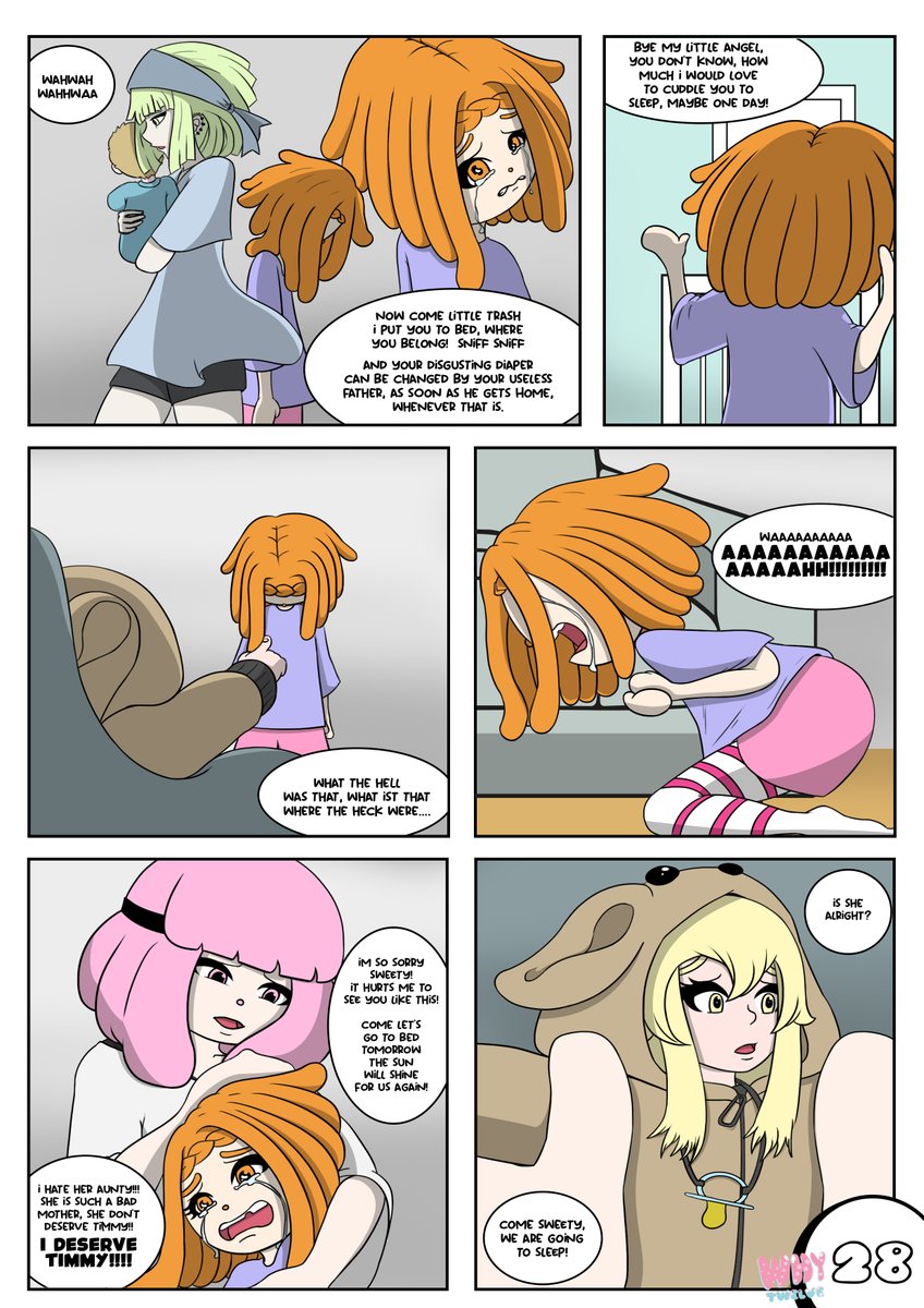 why1220's tweet photo. T.A.B. Weekend with Magdalena page 28
#abdl #Baby #diaper #Comic #γγγ€ #diapergirl #age_regression https://t.co/nh6eCMVoAP