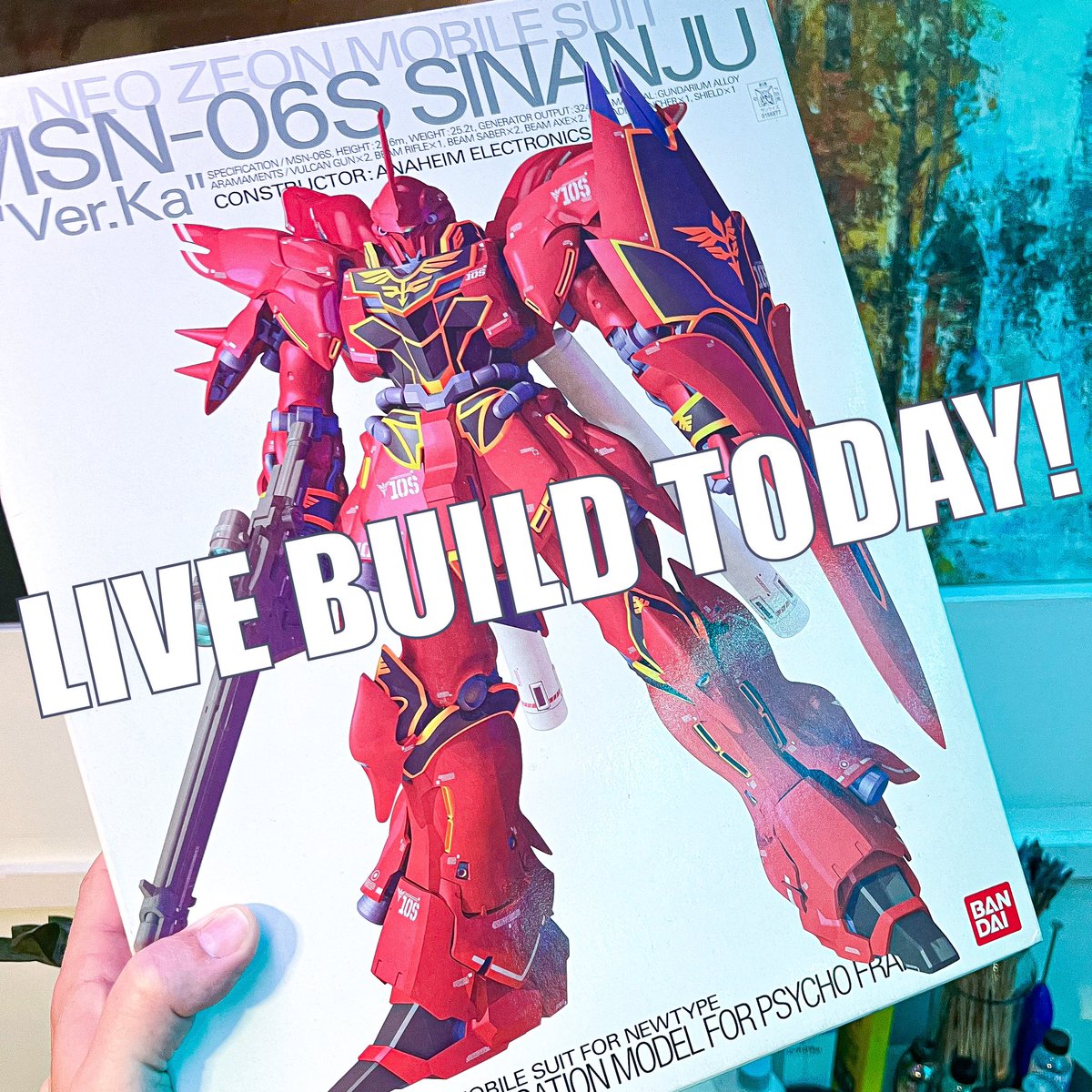 ZakuAurelius's tweet image. Today at 3pm EST! The next chapter! 
Streaming on YouTube and Twitch! 
#gunpla #mastergrade 
#sinanju #verka