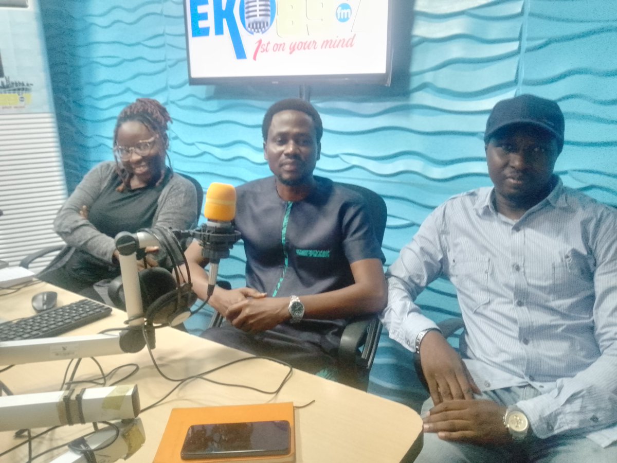 Thanks for having me, Eko FM Lagos.