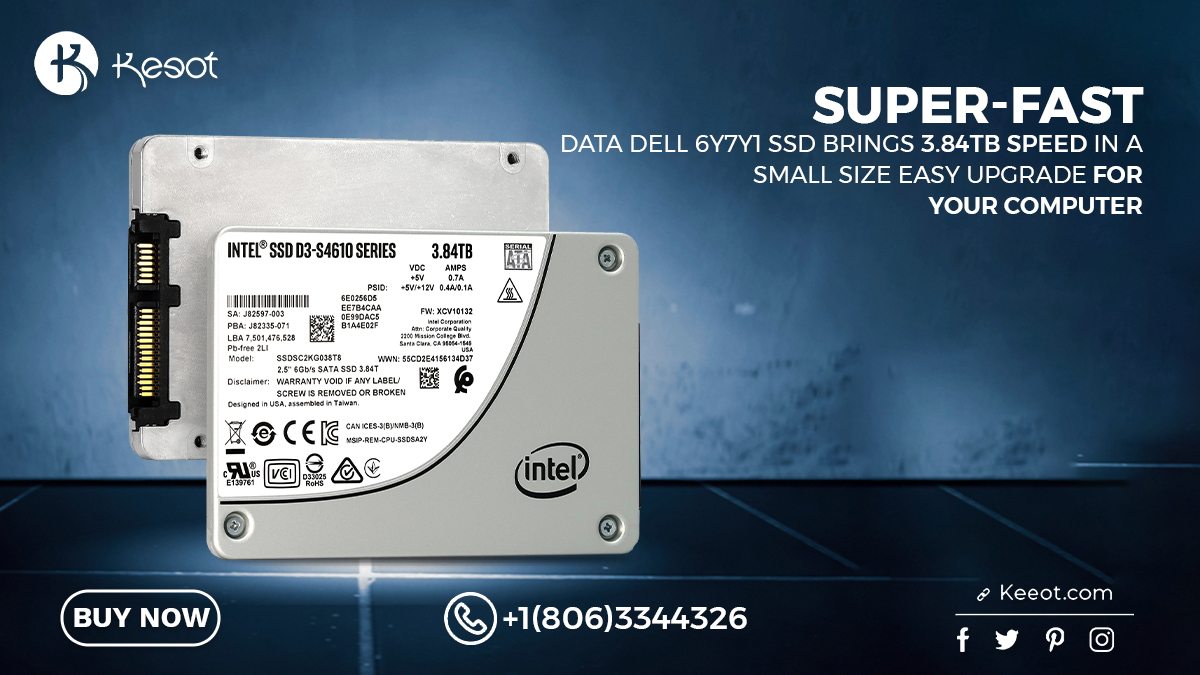 HelloKeeot's tweet image. Speed Meets Simplicity Dell 6Y7Y1 SSD, 3.84TB of easy storage in a small size. Upgrade made simple.

keeot.com/collections/ss…

#hard  #buy #buyhard #besthard #top10 #top5  #top5ssd #ssd #intel #Samsung #sumsungssd #4tb #10tb #14tb #12tb #2tb #1tb #desktop #6tb #8tb #10tb #3tbssd
