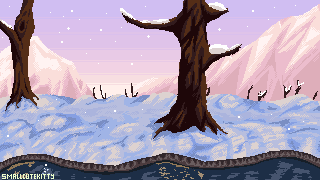 It's been a while but here we go, I made this after it snowed pretty amazingly over here! Any feedback or opinion on this? #pixelartist #pixelart #aseprite