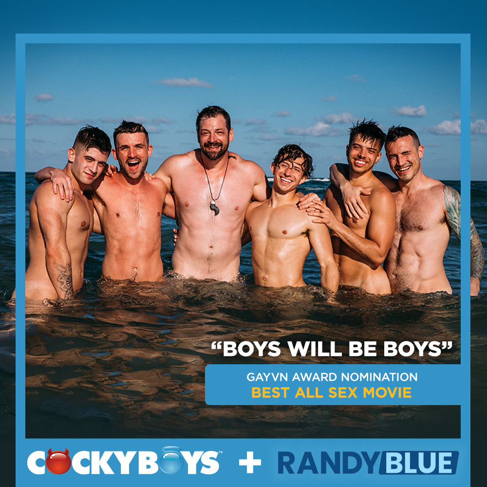 So excited that our Co-Production with @CockyBoys 'BOYS WILL BE BOYS' is nominated as BEST ALL SEX MOVIE at this year's @Gayvn Awards. Congrats to all the amazing performers involved! @AndrewStarkRB, @TrevorBrooksXXX, @laneXcolten,@DerekKageXXX,…