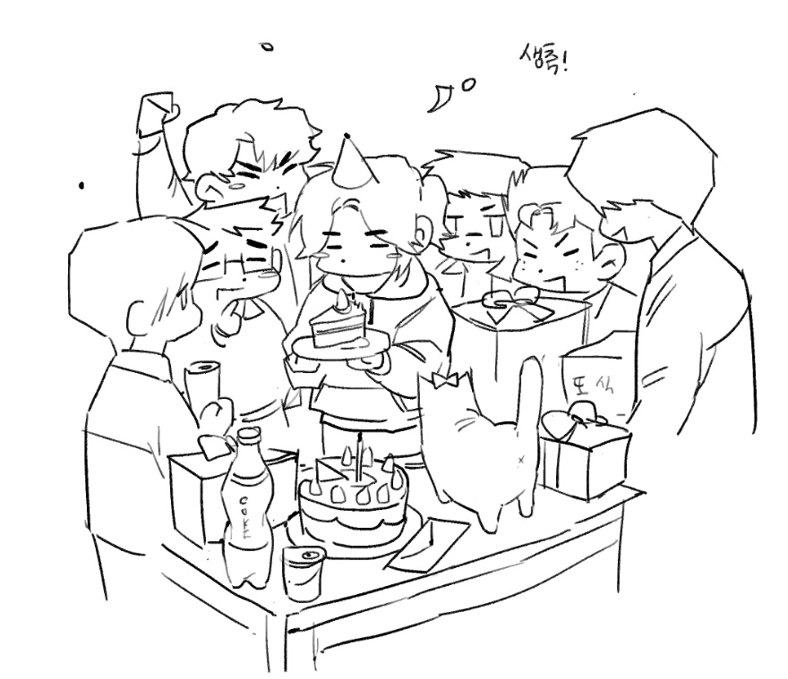 weak_idar's tweet image. 생일이라길래 급조..