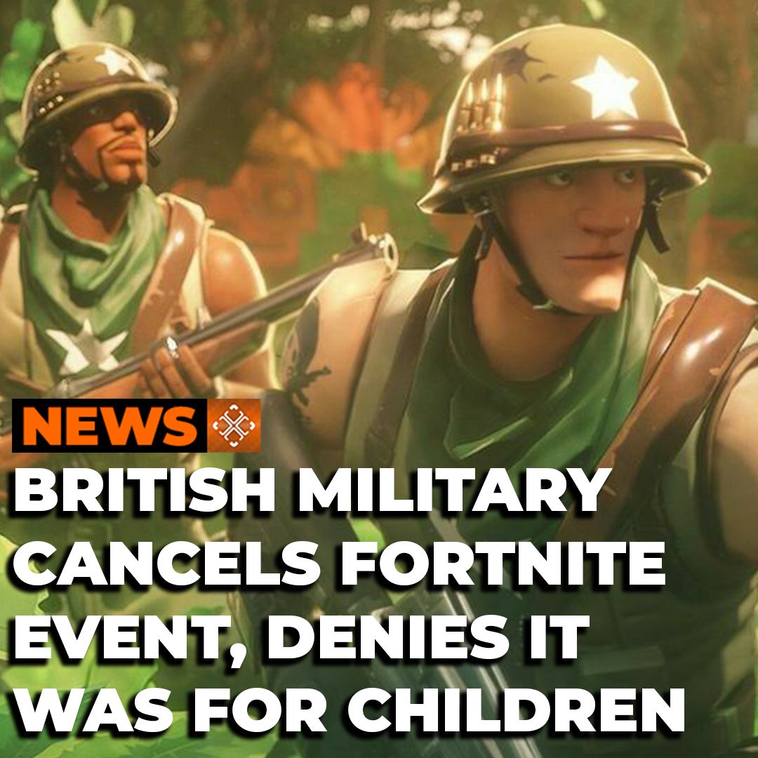 The British Army cancels its Fortnite livestream, following backlash. bit.ly/3SouGwh