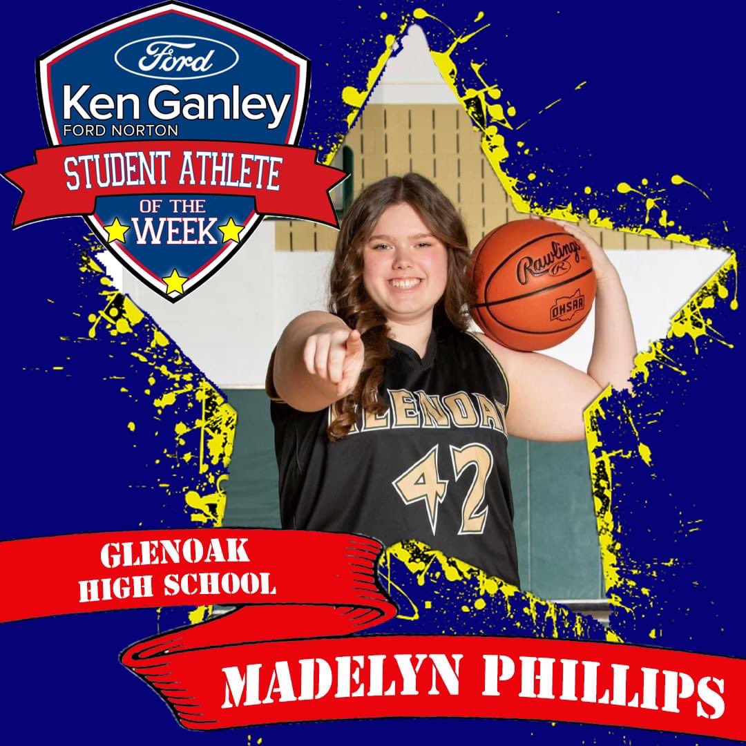 KenGanleyFord's tweet image. 🌟 𝐒𝐓𝐔𝐃𝐄𝐍𝐓 𝐀𝐓𝐇𝐋𝐄𝐓𝐄 𝐎𝐅 𝐓𝐇𝐄 𝐖𝐄𝐄𝐊 🌟
𝗠𝗮𝗱𝗲𝗹𝘆𝗻 𝗣𝗵𝗶𝗹𝗹𝗶𝗽𝘀
𝗦𝗲𝗻𝗶𝗼𝗿 𝗮𝘁 𝗚𝗹𝗲𝗻𝗢𝗮𝗸 𝗛𝗦
𝗦𝗽𝗼𝗿𝘁𝘀: 𝗕𝗮𝘀𝗸𝗲𝘁𝗯𝗮𝗹𝗹 &amp;amp; 𝗧𝗿𝗮𝗰𝗸 🏀🏃🏻‍♀️ 
#KenGanleyFordNorton #StudentAthleteOfTheWeek #KenGanleyFordCares #CongratsMadelyn #GoLadyEagles