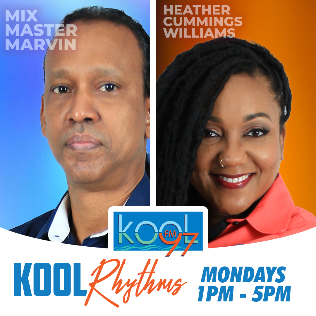 KOOL97FM1's tweet photo. Keep the Monday vibes going with Heather Cumming-Williams and MixMaster Marvin inside #KOOLRhythms from 1pm - 5pm on #KOOL97FM https://t.co/kwQwgYDZmu