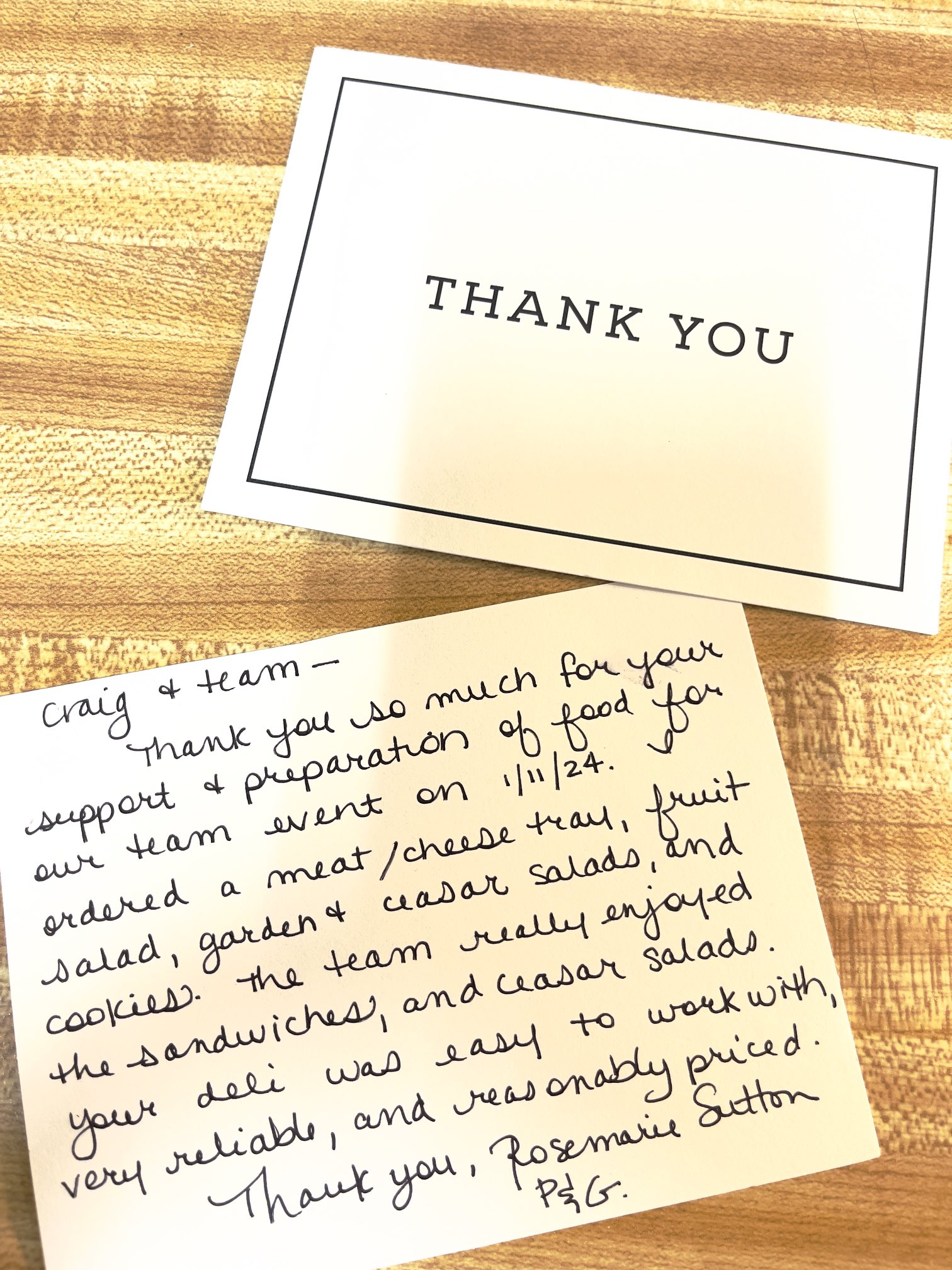 Paper Salad Thank You So Much Text Card Paper Salad Thank You So Much Text Card
