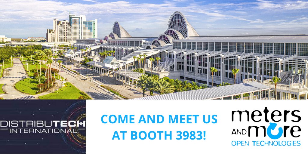 Meters and More is pleased to announce its participation at <a href="/DISTRIBUTECH/">DTECH</a>, taking place in Orlando, Florida on 26-29 February.

After a successful presence last year, we will be back this time at booth 3983! 

We look forward to meeting you there!