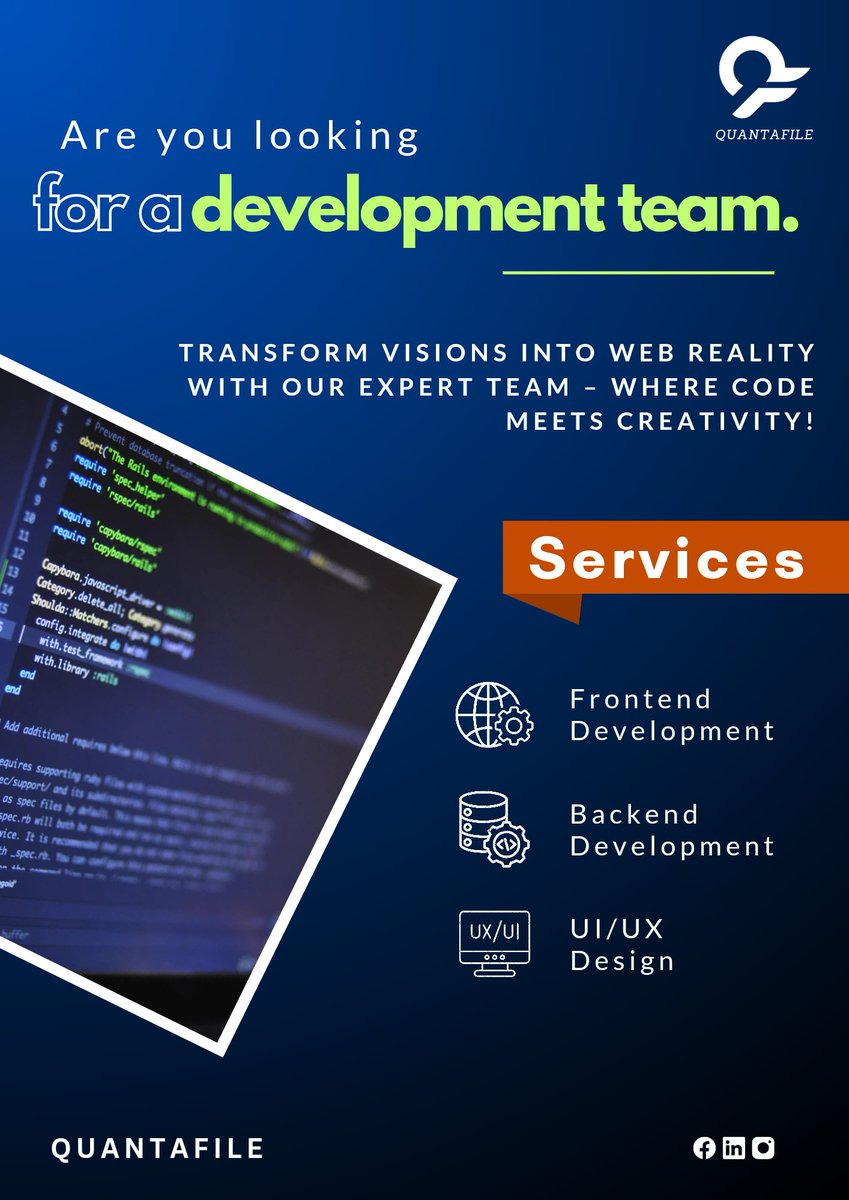 iamharshk01's tweet photo. 🚀 Today is a day of double celebration!  
📷On this auspicious day of the Ram Mandir inauguration, we're thrilled to unveil Quantafile, your one-stop destination for transformative web development services.
https://t.co/HeYMOCG6DX
#QuantafileLaunch #Quantafile #WebDevelopment https://t.co/ESPHFVNjb2