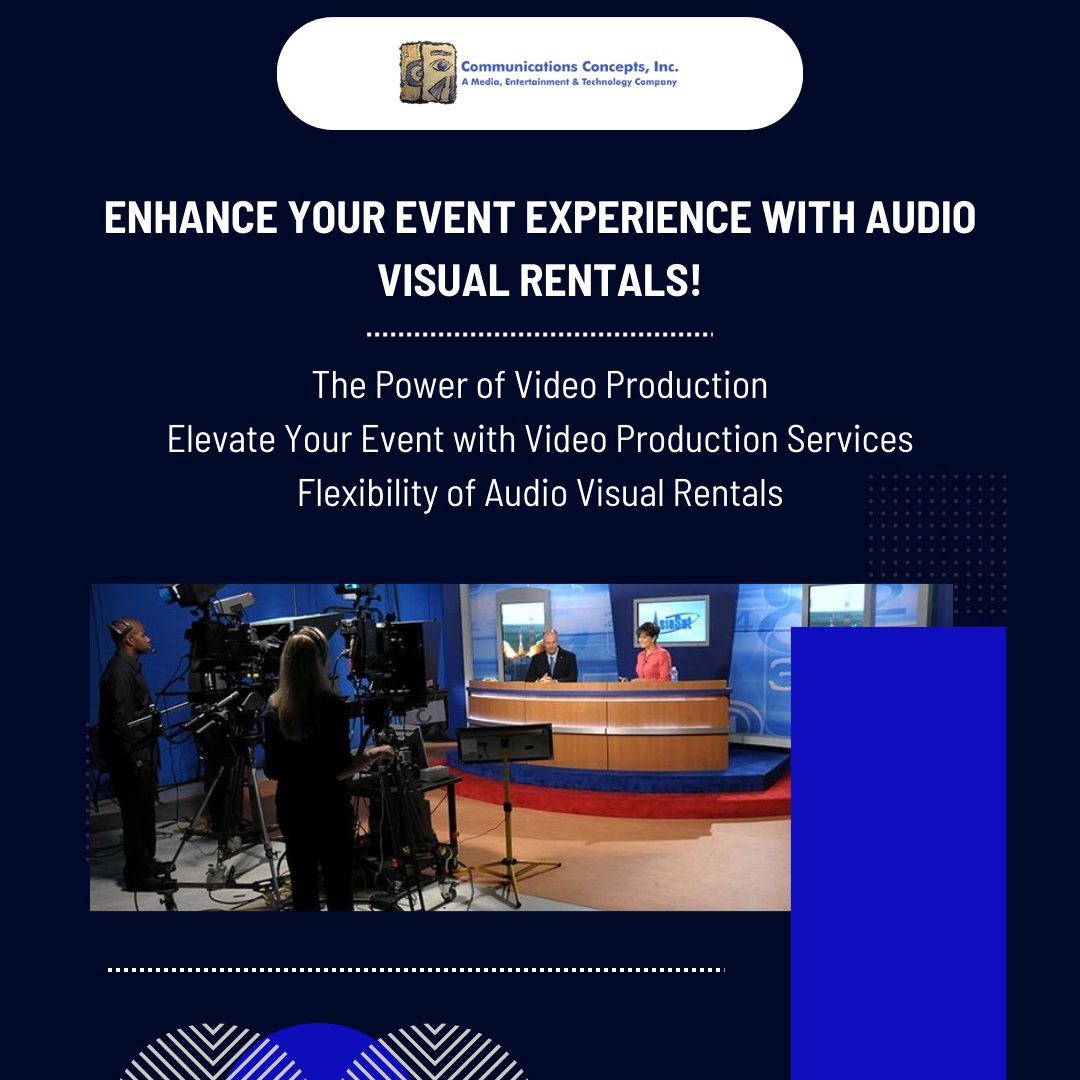 CCI_321's tweet photo. Enhance your event experience with audio visual rentals!

Ready for AV equipment rentals? Explore our offerings now and level up your event! Contact us at https://t.co/hJd12PsY6A

#VideoProductionCompany #AppDevelopment #EventVideoProduction #EventPlanning #CorporateVideoProdu https://t.co/nSWWNVnBna
