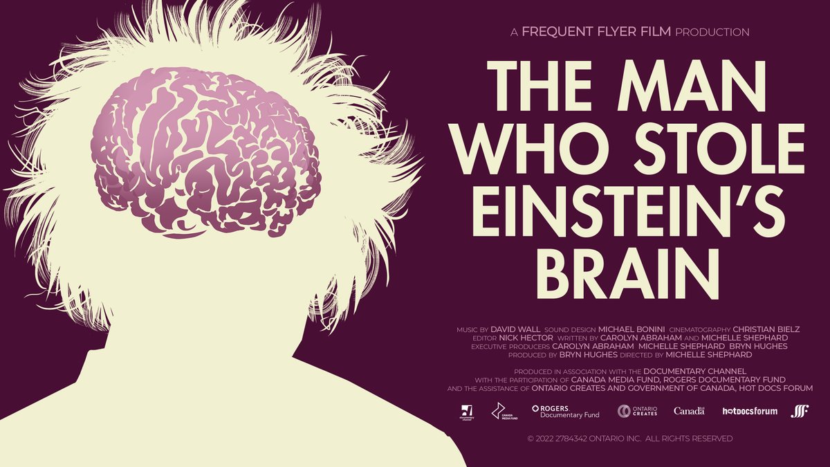 Hey Canada! 
If you missed our film, "The Man Who Stole Einstein's Brain" at <a href="/HotDocs/">Hot Docs</a>, you can now stream it on <a href="/cbcgem/">CBC Gem</a>! 
Watch what <a href="/POVmagazine/">POV Magazine</a> called "a blackly comic saga of hubris and a fetishistic genius cult."
gem.cbc.ca/the-man-who-st…