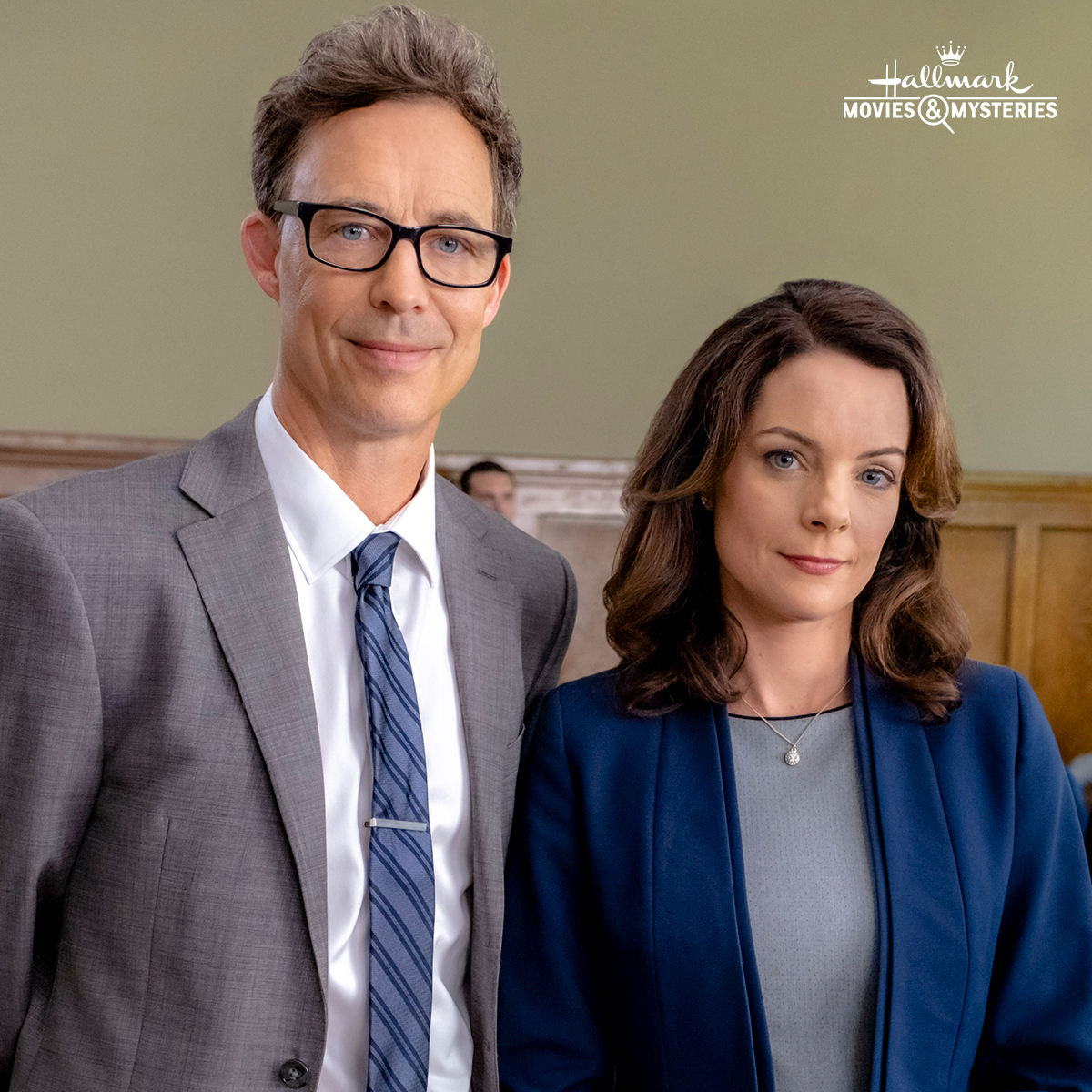 hallmarkmystery's tweet photo. Mother-daughter lawyer duo Claire @Kimwilliamspais and Joanna @WendieMalick team up to go against the odds in the courtroom. Can they go head-to-head with Miles @CavanaghTom and solve this case? Tune in to #WitnessToMurder: A Darrow Mystery tonight at 7/6c. #Sleuthers https://t.co/tR3XIsTJAB