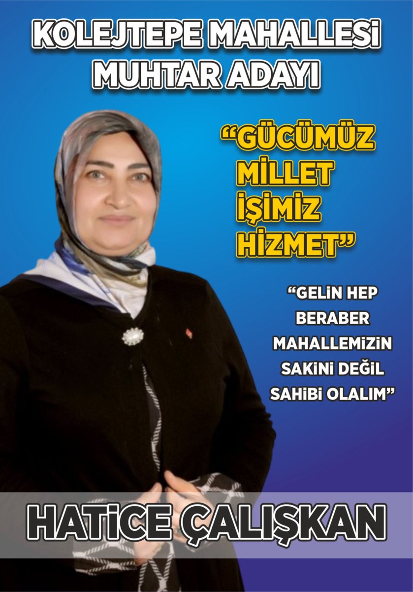 Bismillah diyerek çıktık yola hazırız kararlıyız kolejtepe mahallesi muhtar adayıyım desteklerinizi bekliyoruz durmak yok yola devam ediyor <a href="/muratcetin27/">Murat Çetin</a>
 @🇹🇷🇹🇷