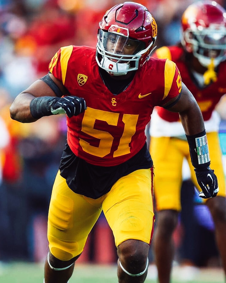 USC Edge Rusher Solomon Byrd last season: ⚔️ 81.0 PFF Grade ⚔️ 7.0 Sacks ⚔️ 41 QB Pressures ⚔️ 4 Forced Fumbles