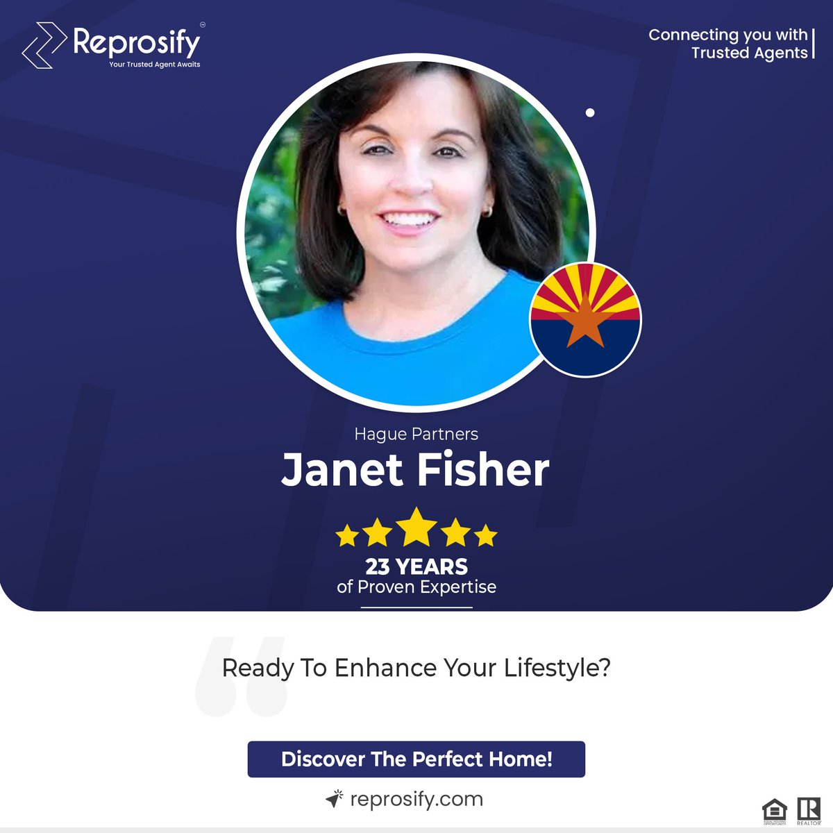 Unlock the doors to sophistication in Arizona with Janet Fisher - luxury living, redefined.

👤agents.reprosify.com/janet-fisher
 
#Reprosify #AgentsReprosify #HaguePartners #JanetFisher #realestate #realtor #realestateagent #Broker #Arizonarealestate #Glendalerealestate