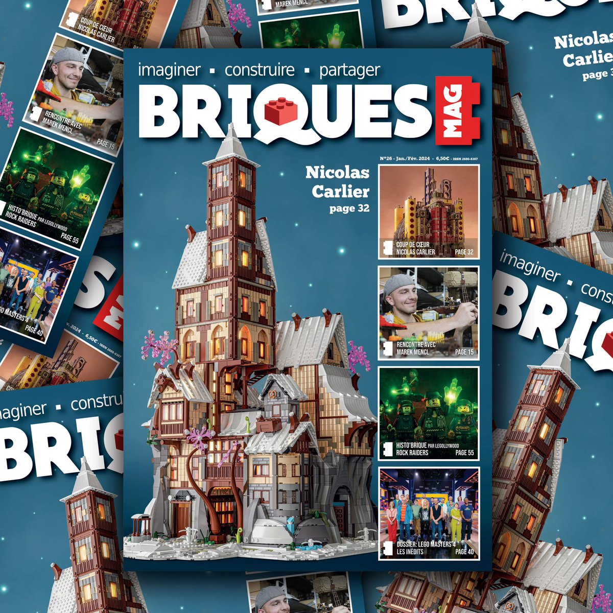 <a href="/BriquesMag/">briques mag</a>  26 est arrivé ! Bientôt dans vos boîtes aux lettres ! Avec @legollywood  <a href="/LEGO_Group/">LEGO</a> #LEGO #LEGOFortnite  #legomasters #legomasters4 <a href="/lego_carlierti/">CARLIΞRTI</a> #press  #MAGAZINE #kids #afol