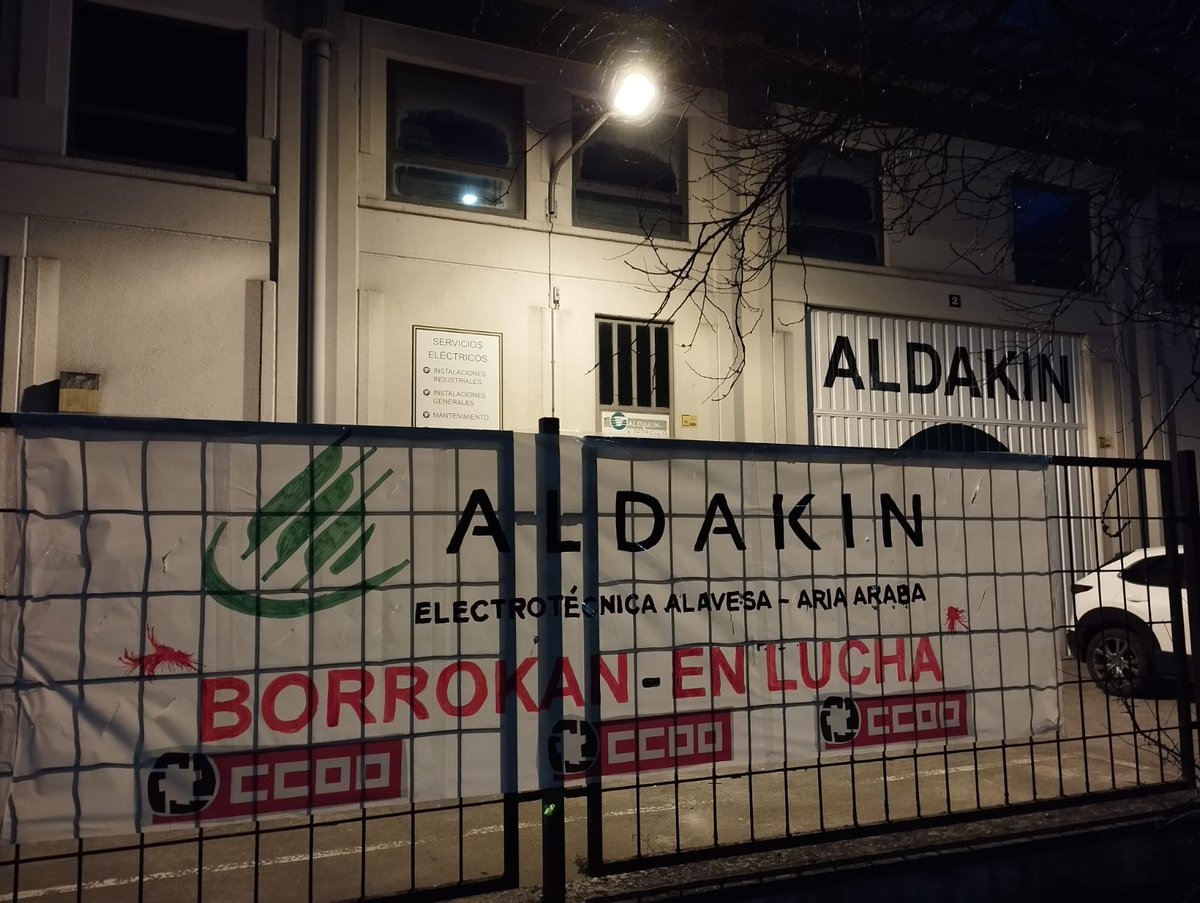 CCOOindustria's tweet photo. 🙋🏻‍♀️Electrotécnica Alavesa eta Aria Araba borrokan!
👉🏽Arrancamos calendario de paros 24 y 31 de enero y 7 de febrero.
🔴Defendemos el futuro!
🔴Gure etorkizunaren defentsan! https://t.co/OG8y0tw2Qe