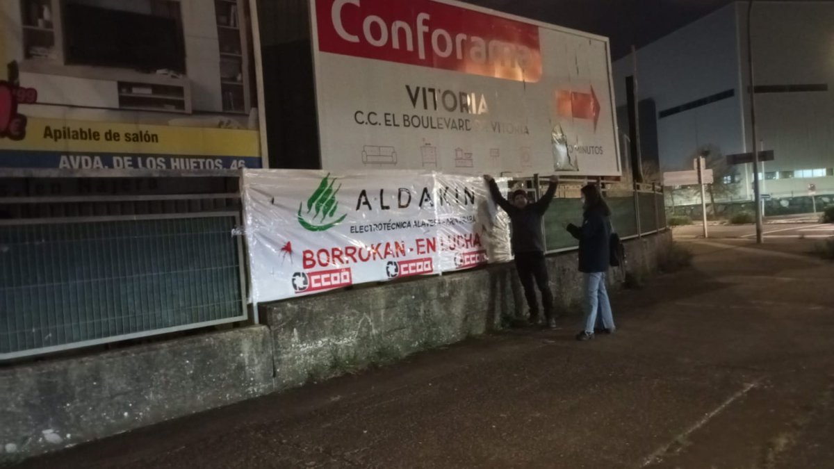 CCOOindustria's tweet photo. 🙋🏻‍♀️Electrotécnica Alavesa eta Aria Araba borrokan!
👉🏽Arrancamos calendario de paros 24 y 31 de enero y 7 de febrero.
🔴Defendemos el futuro!
🔴Gure etorkizunaren defentsan! https://t.co/OG8y0tw2Qe