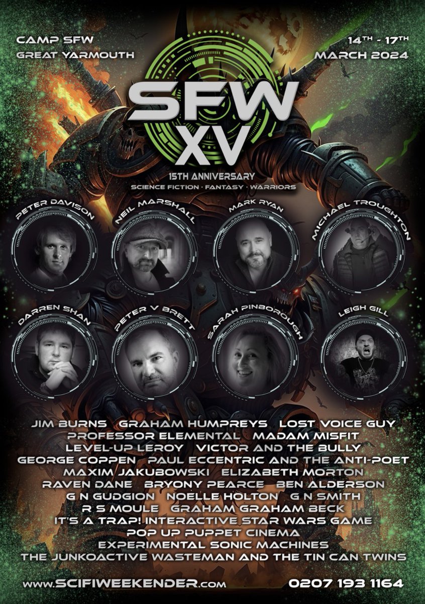 Eeeeek! I absolutely cannot wait to get my geek on at <a href="/scifiweekender/">scifiweekender</a> 2024! And you won’t believe the line-up! Excited to see <a href="/BenAldersonBook/">Ben Alderson | UPDATES ONLY</a> <a href="/GeoffreyGudgion/">Geoffrey Gudgion</a> <a href="/RS_Moule/">R.S. Moule | fantasy author</a> <a href="/GrahamSmith1972/">Graham Smith (G.N.Smith) Author</a> …and me, amongst the pure gold! Still a few tickets left 👀👇🏻

mailchi.mp/chicfestivals.…