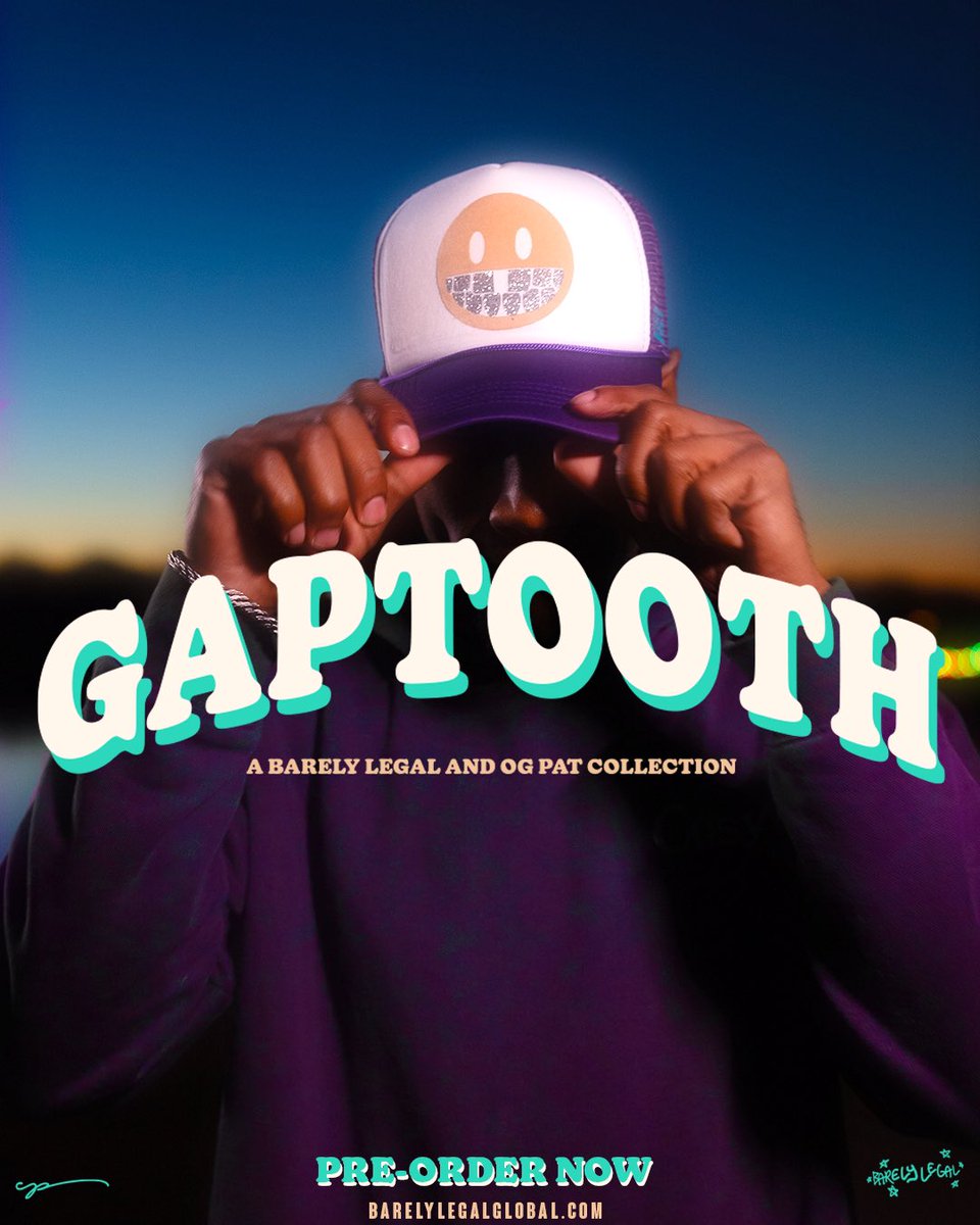 BARELYLEGALTX's tweet photo. GAPTOOTH V2 

@OGPatThaGod x BLG collab

PREORDERS OPEN NOW 

https://t.co/BK4zNnLSnX https://t.co/sryLsS2iVp