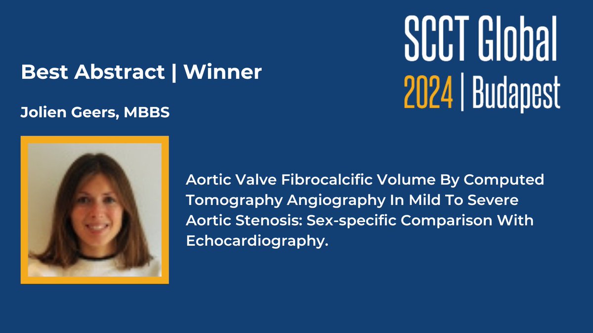 Heart_SCCT (@heart_scct) on Twitter photo Congratulations to <a href="/JolienGeers/">Jolien Geers</a>, the Best Abstract winner at the #GlobalBudapest meeting. Congratulations to <a href="/JolienGeers/">Jolien Geers</a>, the Best Abstract winner at the #GlobalBudapest meeting.