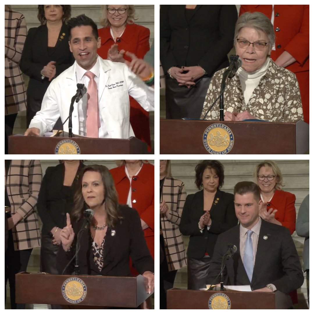 PCNP_News's tweet photo. PA legislators, patients, and advocates gathered to support #HB1825 and #SB25 during today's press conference at the PA Capitol.
Thank you for advocating for greater access to #healthcare for patients across Pennsylvania!
#CareforPA #NursePractitioners #FullPracticeAuthority https://t.co/VOSnYdOiVU