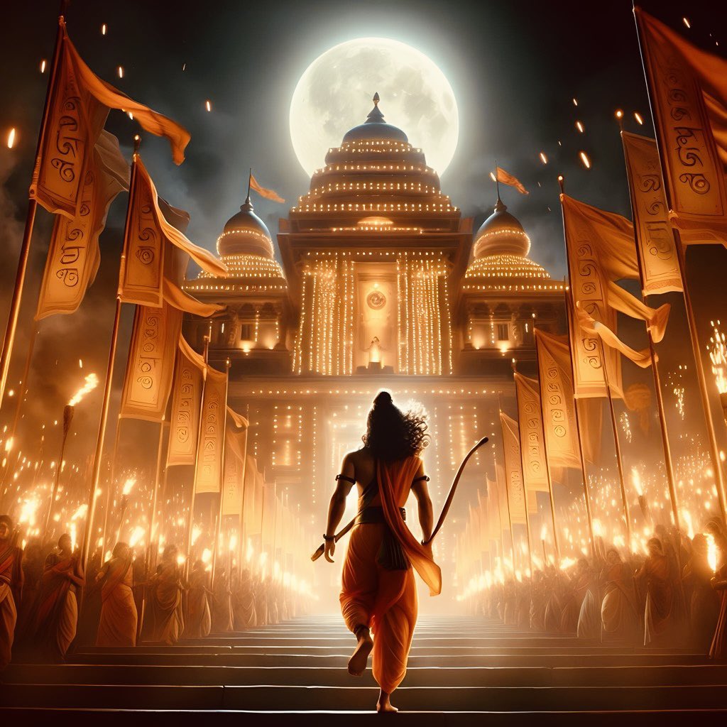 shraams's tweet photo. राम आगया ! 🏹 https://t.co/6AaPwyAouF