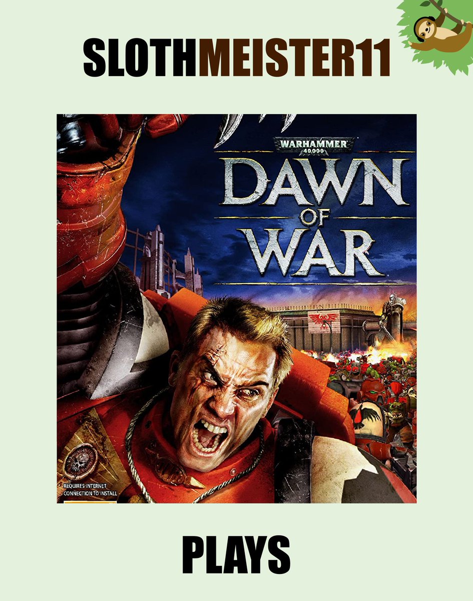 slothmeister11's tweet photo. We've fended off the Ork invasion but have learned that Chaos is spreading on Tartarus. Time to take the fight to the heretics! Join me tonight, 8pm est, as we continue our adventure through Dawn of War! #warhammer40k #dawnofwar #streaming https://t.co/7EaASTLp1H