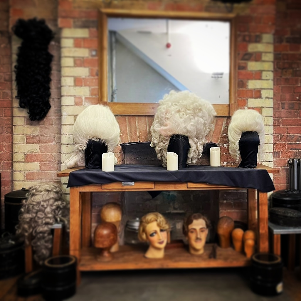 Because apparently we're not already busy enough, we had a little sojourn into London Town for a wig fitting for our next, next new show! Photo shoot to follow soon and more work to be done! No rest for the wicked, but we do enjoy our jobs! #theatre #newshow #wigmaker #london