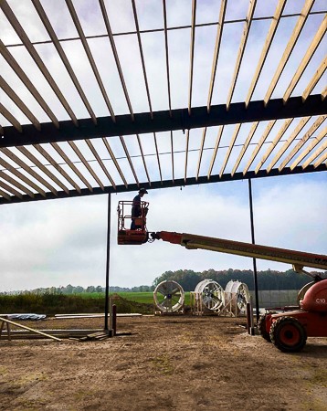 Performance_Fab's tweet image. Freestall Barn Building Package: 
Robot Dairy: Heeg Brothers Dairy  
Colby, WI
Features:
-129x500 Freestall Barn
-Structural Steel by our team here at Performance Fab

#structuralsteel #performancefab #welderfabricators #buildingpackage #steelbuilding