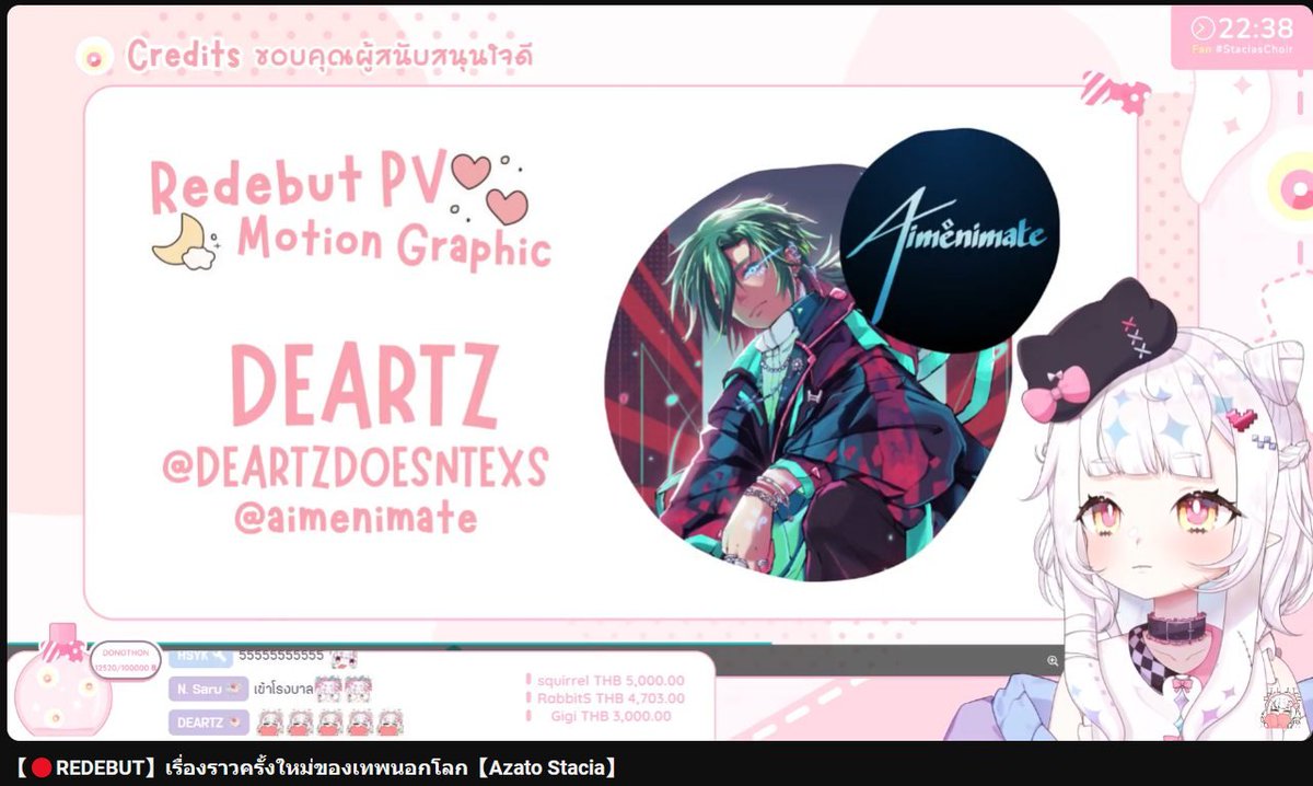 MVP งานนี้ของเดียร์คือ มัทฉะลาเต้ ที่กินตลอดทุกวันที่ทำงาน 555555 
เดียร์รู้สึกปลดล็อคอะไรบางอย่างกับตัวเองมากๆ
ก็คือการทำงานแนวน่ารักๆ เพราะไม่ค่อยมั่นใจเท่าไหร่ไม่รู้ว่าออกมาจะน่ารักไหม พอดราฟแรกผ่านเลยตอนนั้นดีใจมากแล้วก็คิดว่า "เออ เราก็ทำได้นี่หว่า" (ต่อ)