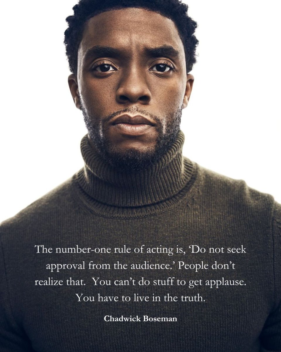 PowersFame's tweet photo. Happy #mondaymotivation featuring the late Chadwick Boseman.
#chadwickboseman #motivation #inspiration #actor #inspirationalquote #learntoact #actorsofig #dreambig #applause #moviestar #workhard #hollywood https://t.co/9Yun37X8Ll
