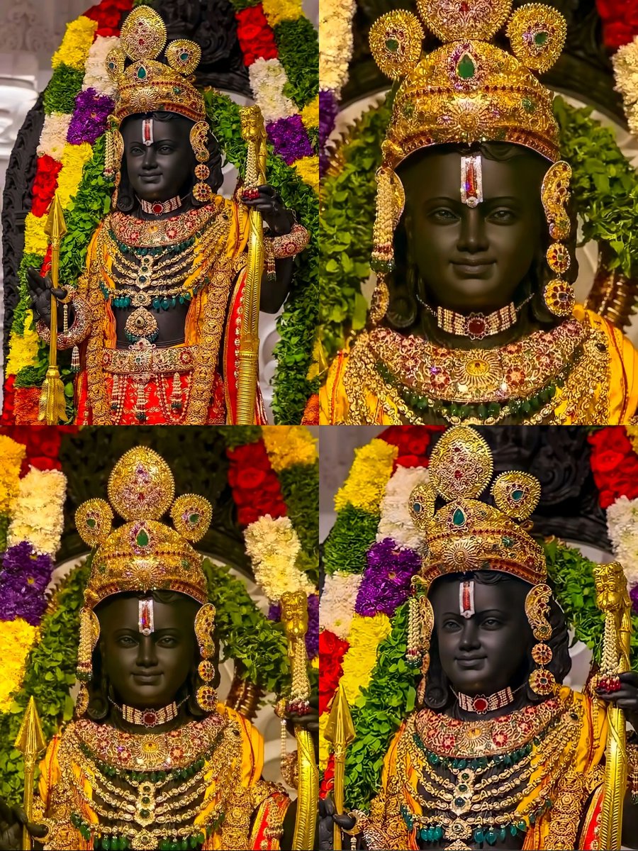 PadmaPj25's tweet photo. That smile is disarming 
That smile is looking into our soul
That smile is healing 
That smile is what his divinity is all about!   
Folded hands and Tears are all I have to offer 🙏🥹

#RamMandirPranPrathistha #AyodhyaRamMandir #Ayodhya #RamLallaVirajman #PranaPratishtha https://t.co/JdadEiJ9ED