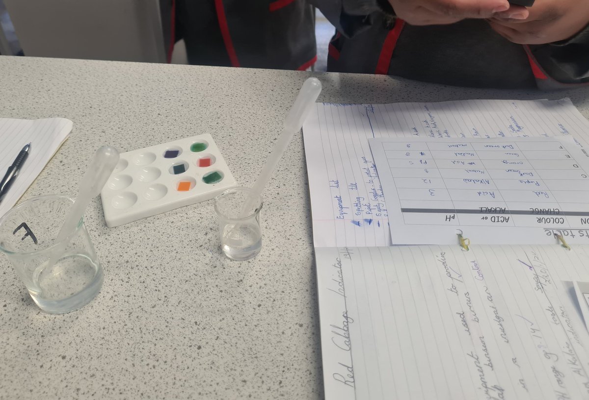 IntoshMs's tweet photo. Fantastic triple Chemistry with my Y7s today. They are loving ACIDS & ALKALIS unit... I've been linking lots to @TeachSDGs #LifeUnderWater and the changing pH of Oceans /Climate change 🐳🐬🦀🐙🐟🦭🐠🐡 https://t.co/HtspgEg4f4