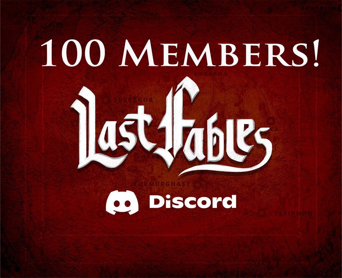 LastFables's tweet photo. Our community has hit 100 active members and counting! Special thank you to our group of creative creators and loving fans!
Come join the fun at https://t.co/8tQWMaQF2y
#discordlink #furry #furrycommunity #IFNRTG #IFRTG @discord