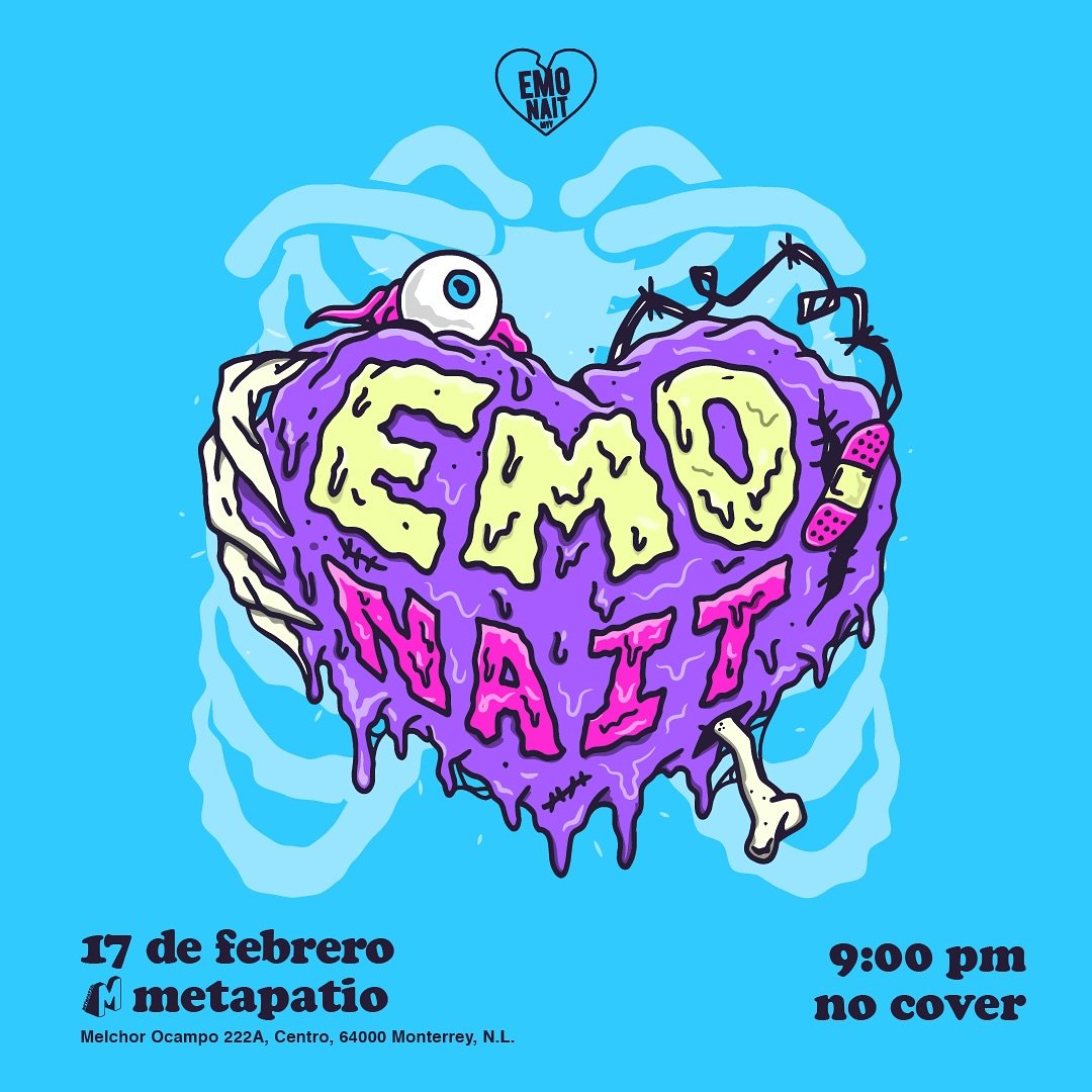 HeavyNews_'s tweet photo. ¡@EmoNaitMty está de regreso! 🖤🥀

Para los enamorados y los corazones rotos, este próximo sábado 17 de Febrero se realizará otra edición de la fiesta emo más grande de Nuevo León. 💔

Disfruta de la mejor selección de música junto con las mejores cervezas en #Metapatio. 🍻 https://t.co/MEOFcBw1WT