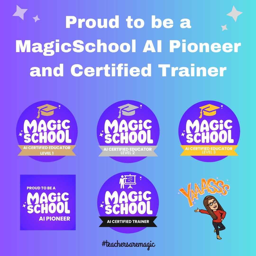 Excited to share <a href="/magicschoolai/">MagicSchool AI 💜 🪄✨</a> with all my teacher friends!