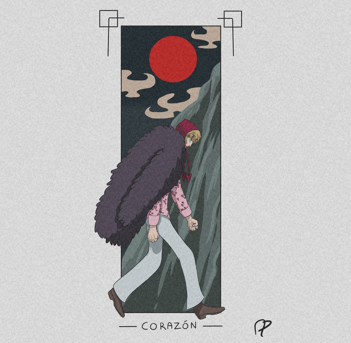 Iloya9's tweet photo. The draft and the final !
I'm trying à new technique, I like it
I've been stuck on my drawings for à long time, I'm quite happy !
#onepiece #corazon #drawing #anime #manga #art #digitalart #luffy #op #opcorazon #dessin #AnimeArt #mangaart https://t.co/mzhz9DztZK