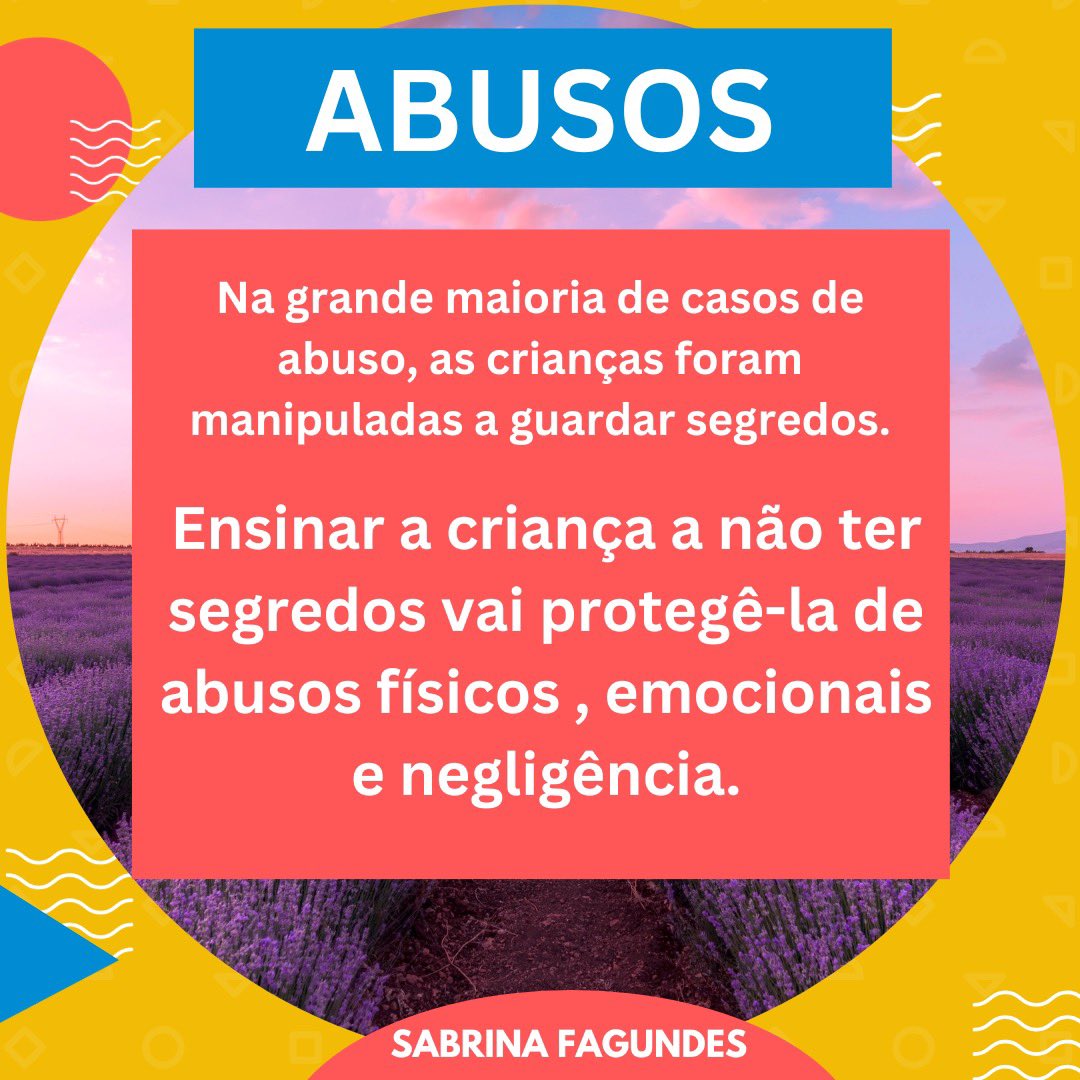 Sabifa123's tweet photo. #educaçaosexual #prevençao #protegidos #segredos https://t.co/MlngvEoURY