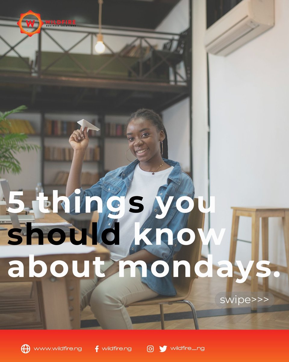 WildFire_BS's tweet photo. FIVE THINGS YOU SHOULD KNOW ABOUT MONDAYS..
.
.
#SuperEagles #Osimhen #Nairamarley #piggyvest https://t.co/DngoCAp6nv
