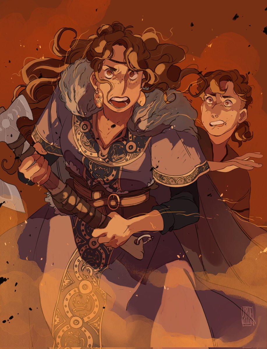 "Touch him again and I'll cut off your hand"