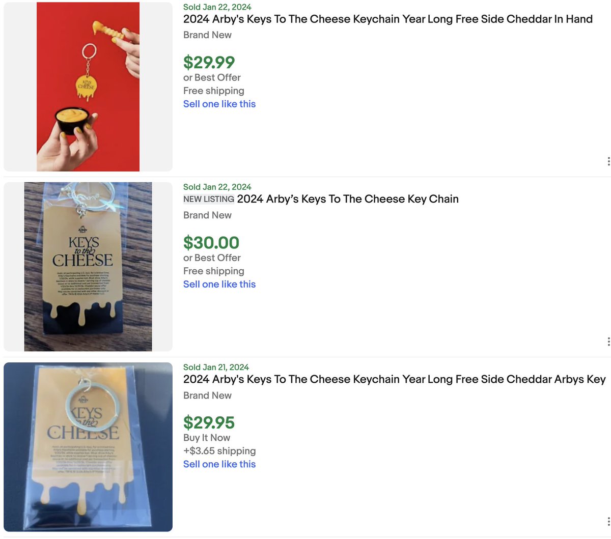 1000%+ ROI FLIP 💸

These Arby's Key Chains dropped online this morning  for only $2

Paradise members were alerted INSTANTLY when they dropped allowing us to take STOCK

LIKE + RT IF YOU NEED A FREE MONTH ❤️