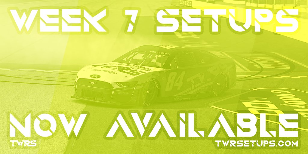 🗣️TWRS SETUPS OUT NOW FOR WEEK 7 🗣️

Week 6 is wrapping up and we are super hyped for Week 7! If you are looking to grab some fast setups and also join a community that will help you learn to drive them, try TWRS.

TWRSetups.com